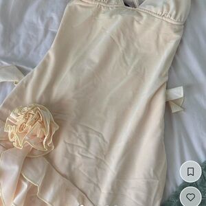 Elegant Cream Maxi Dress